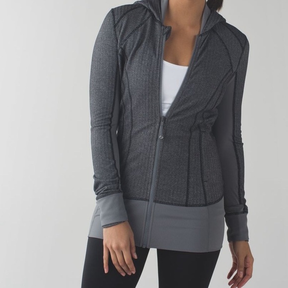 Lululemon Daily Practice Jacket Heathered Herrington Sz8 - Picture 1 of 11